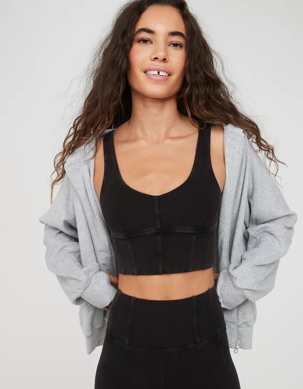 OFFLINE By Aerie OG Corset Longline Sports Bra | Aerie