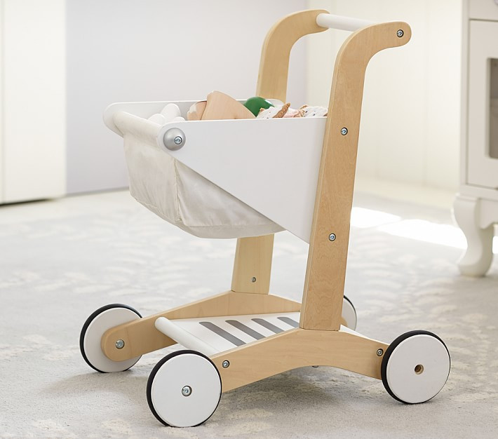 Wooden Shopping Cart | Pottery Barn Kids | Pottery Barn Kids