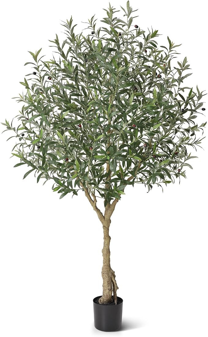 Olive Trees Artificial Indoor, 7ft Faux Olive Tree | Amazon (US)