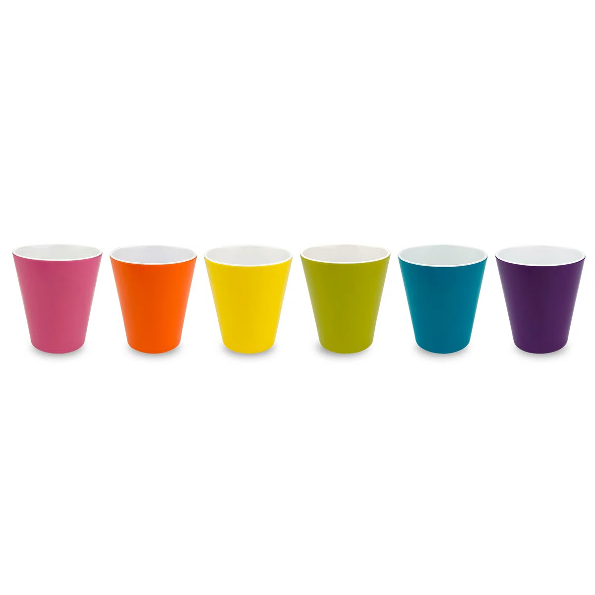 16oz. Melamine Drinking Glass Set (Set of 6) | Wayfair North America