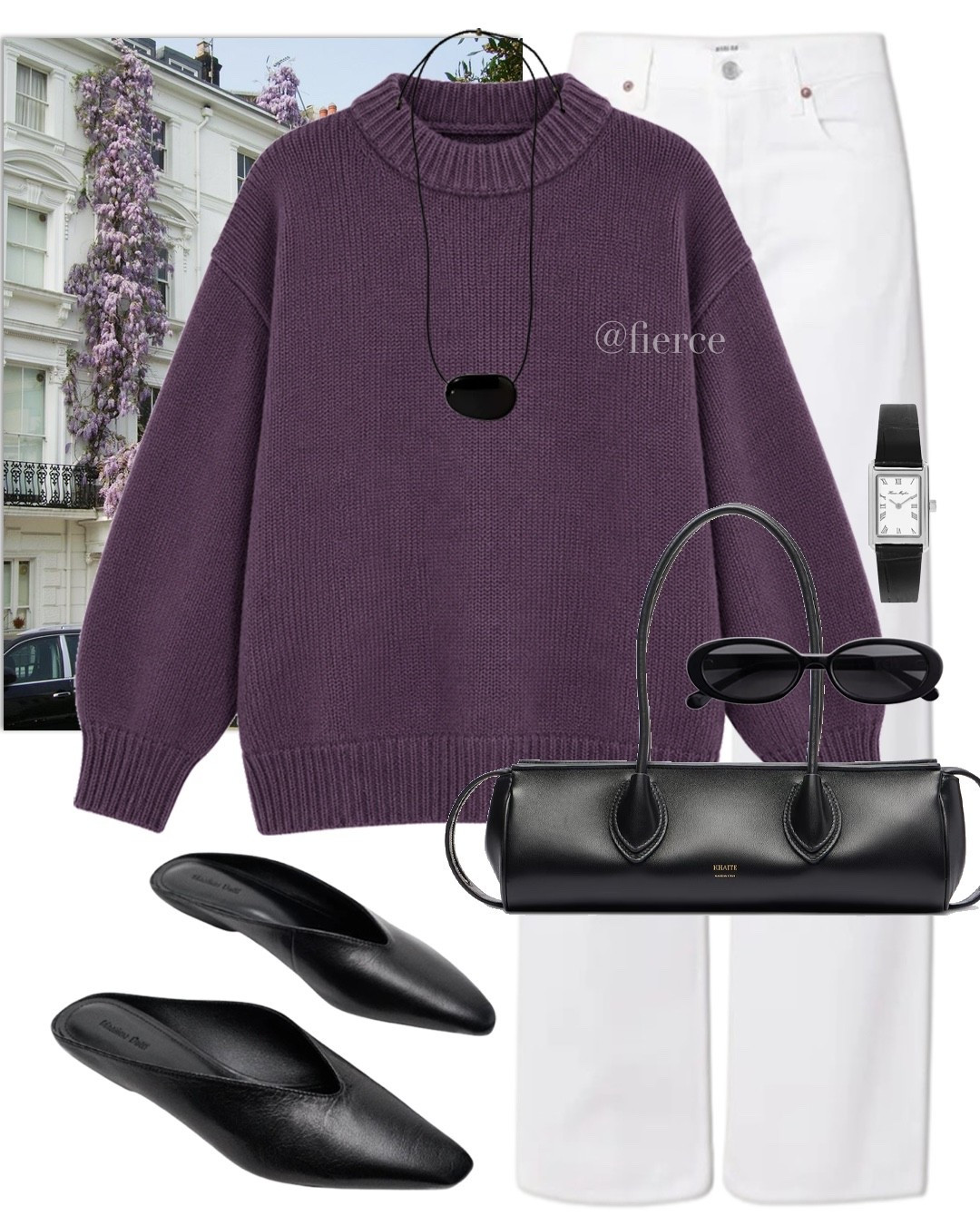 Black miles purple jumper black east west white jeans

#LTKuk #LTKautumn #LTKeurope