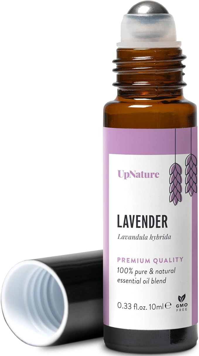 Lavender Essential Oil Roll On by UpNature - Calming Essential Oils for Sleep, Stress Relief, & R... | Amazon (US)