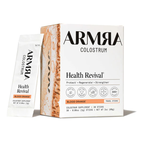 ARMRA Colostrum Blood Orange Travel Sticks | ARMRA®