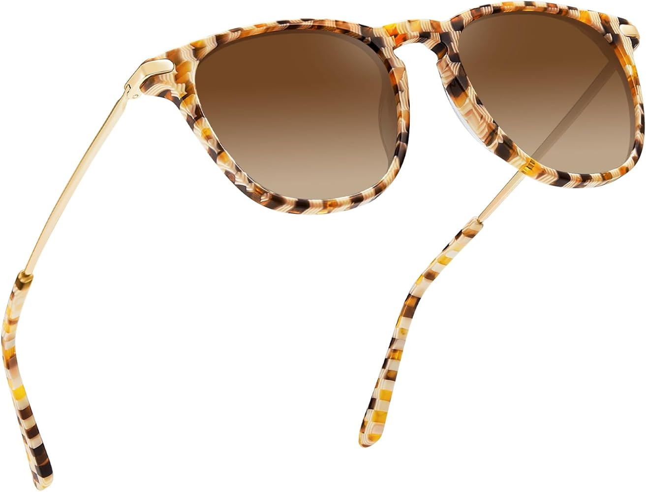 CARFIA Retro Lightweight Polarized Sunglasses for Women UV Protection, Square Ladies Sunnies Outd... | Amazon (US)