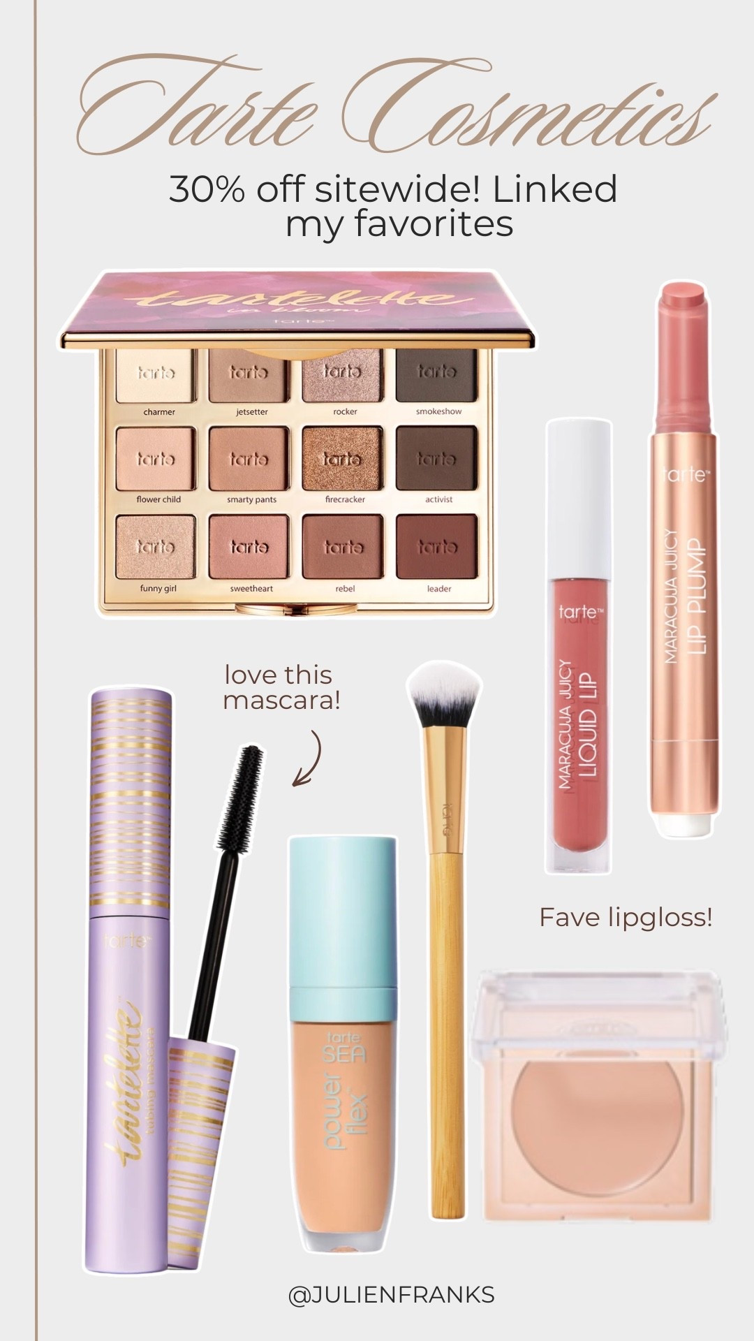 My personal Tarte favorites to grab while the sale is going on! 🙌🏼🩷

#LTKmomlife #LTKBeauty #LTKSpringSale