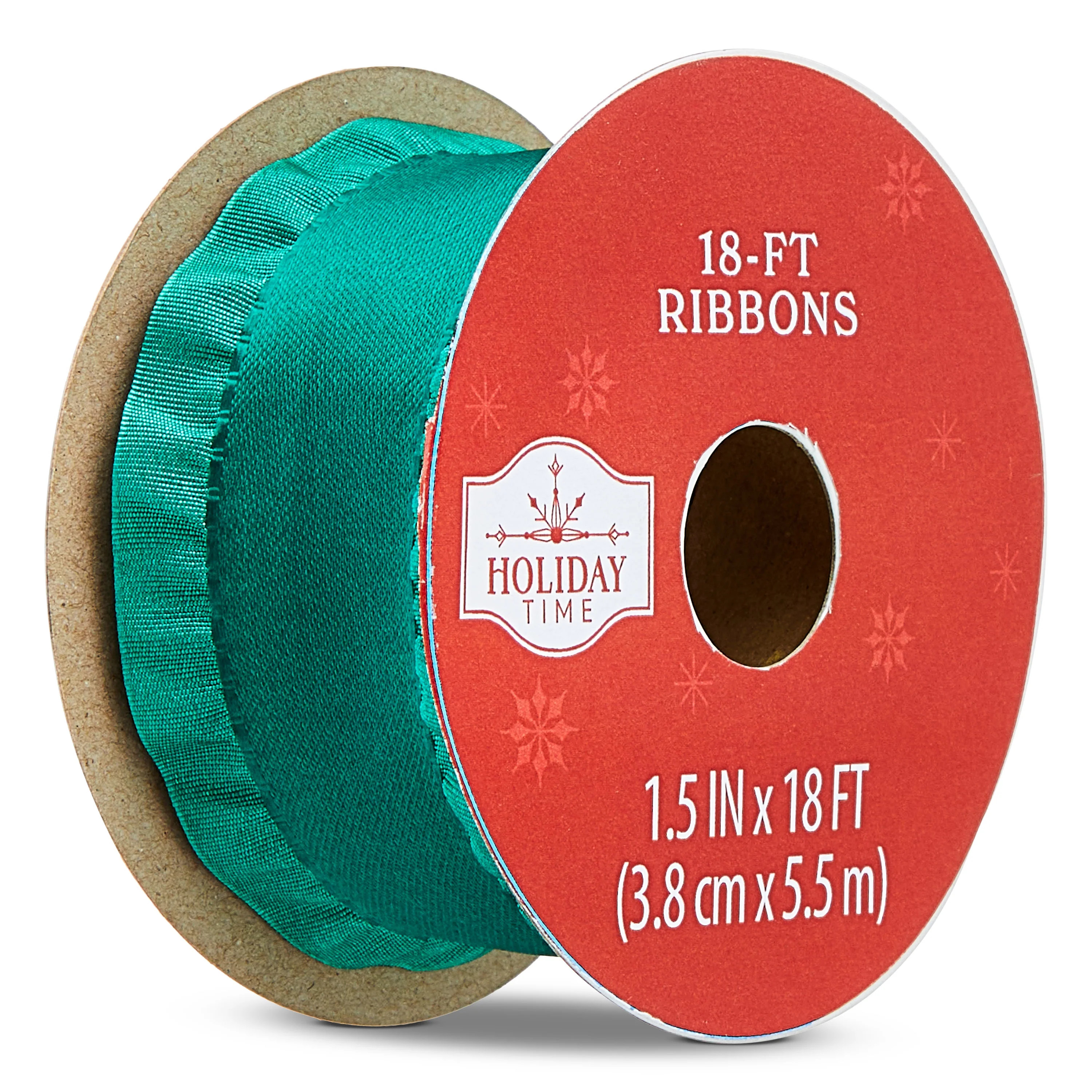 Green Ruffle Christmas Ribbon, 18', by Holiday Time | Walmart (US)