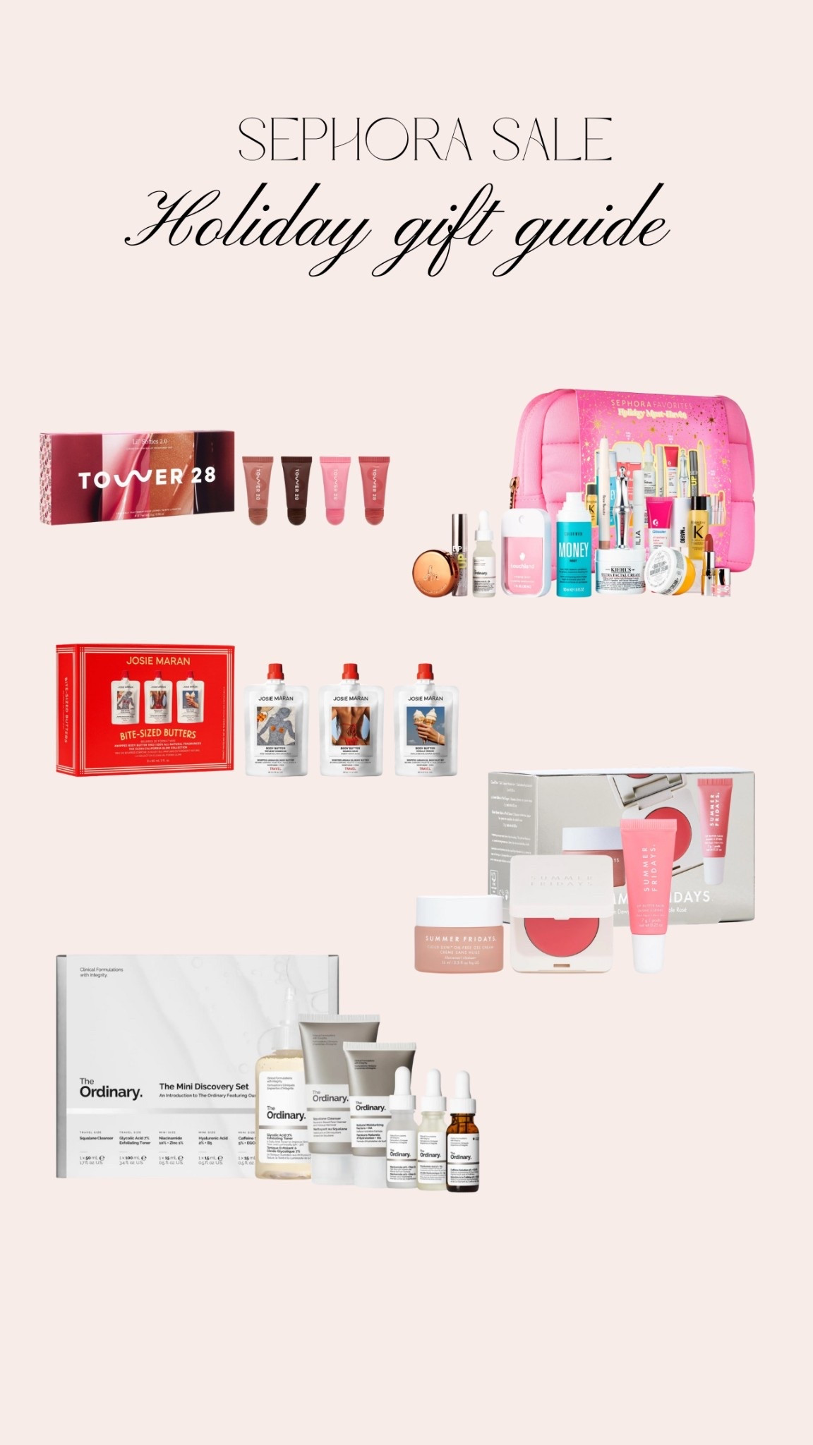 The Sephora sale starts today and these are my top picks for holiday gifts that would be perfect for anyone in your life. Also some of these are great stocking stuffers! 

#sephora #sephorasale

#LTKSaleAlert #LTKGiftGuide #LTKBeauty