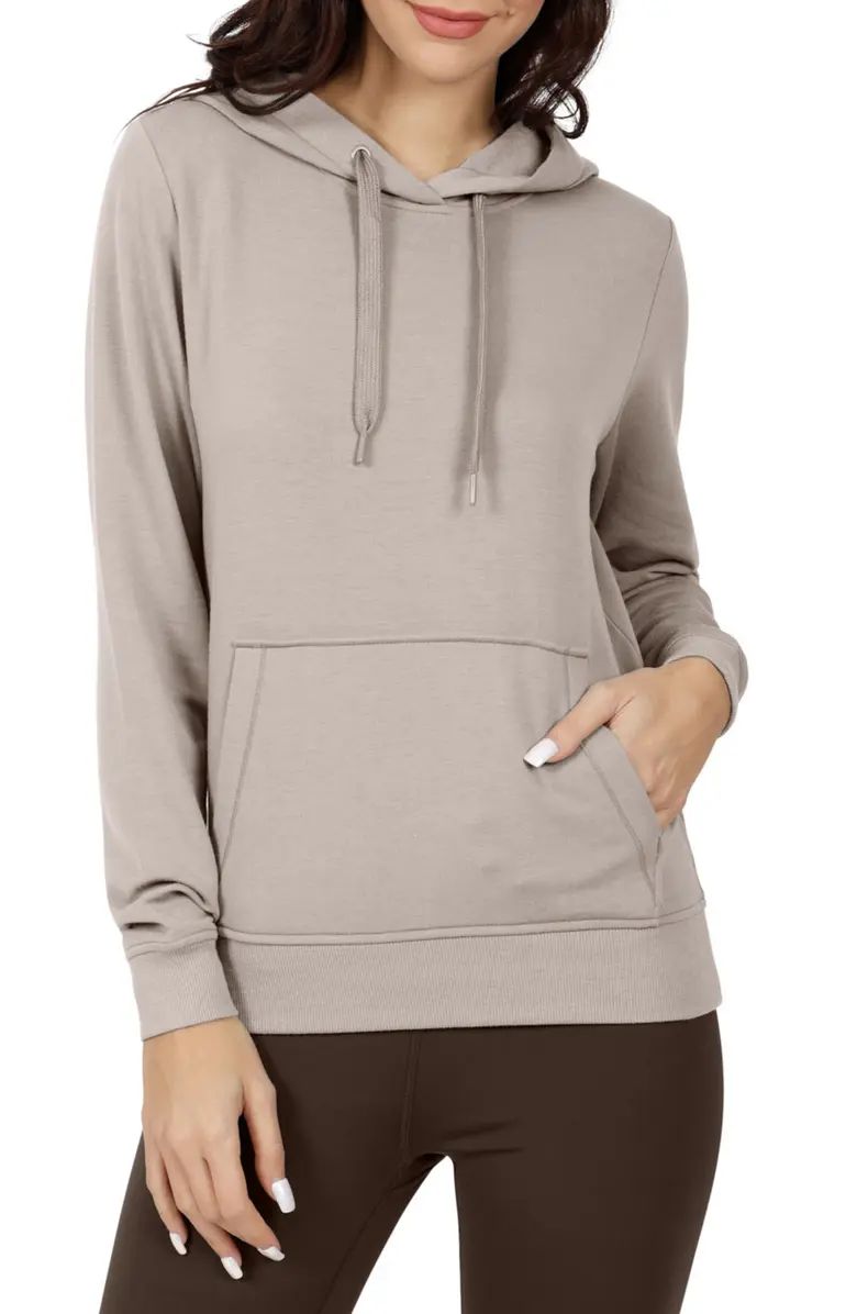 90 DEGREE BY REFLEX Terry Brushed Pullover Hoodie | Nordstromrack | Nordstrom Rack