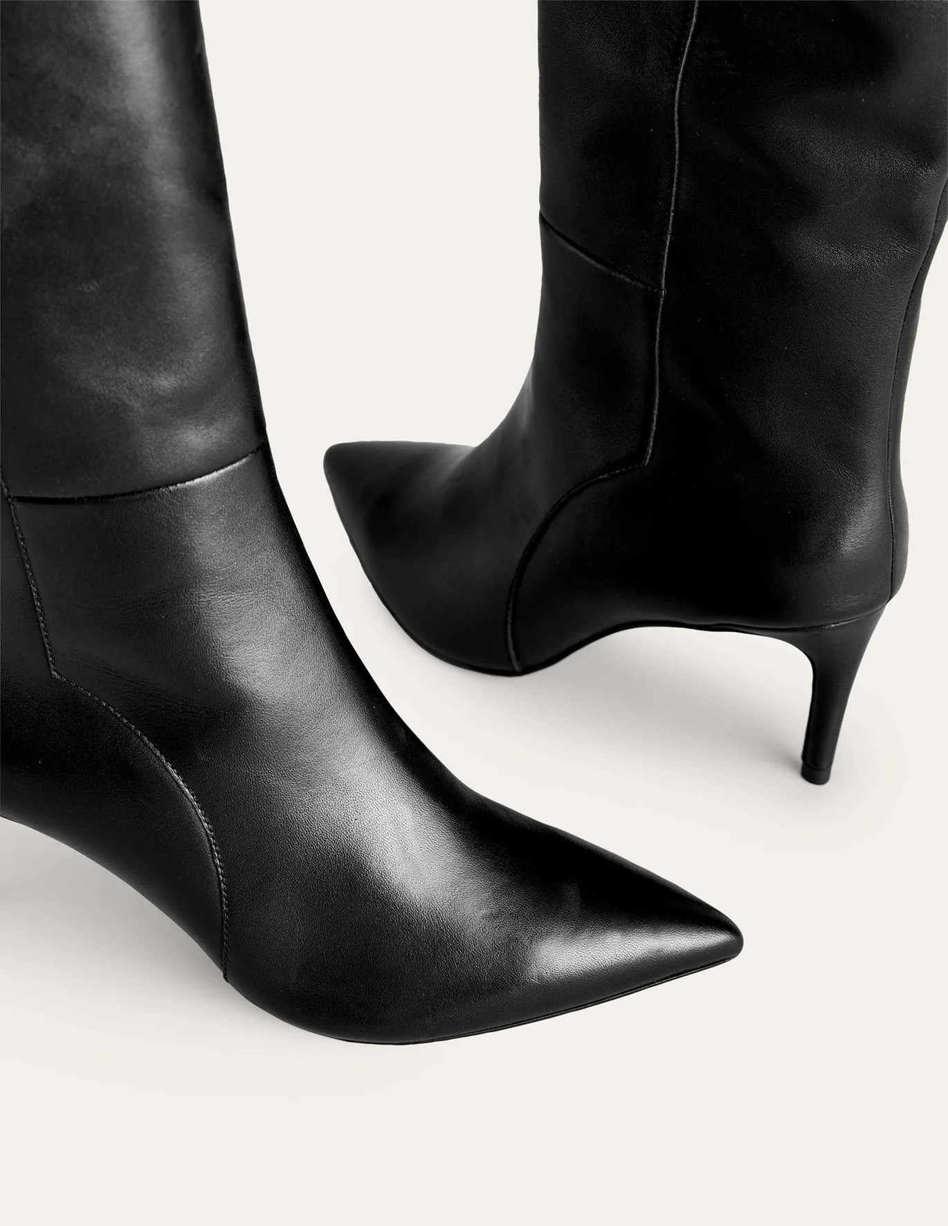 Pointed-Toe Knee-High Boots | Boden (US)