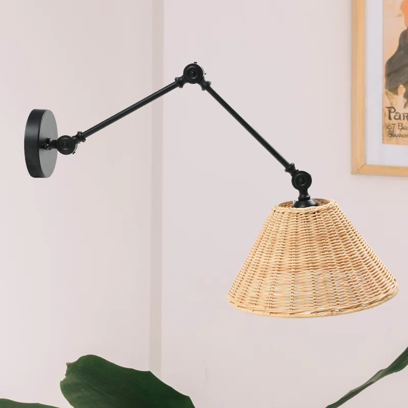 Wrought Iron Swing Arm Sconce | Wayfair North America