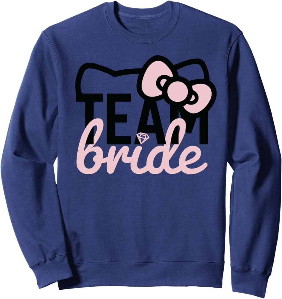 Hello Kitty Team Bride for Bridal Party Bridesmaid Sweatshirt | Amazon (US)