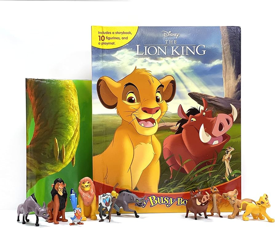 Disney Lion King My Busy Books - Storybook, 10 figurines, playmat | Amazon (US)