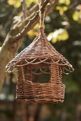 Willow Platform Bird Feeder | Anthropologie (US)