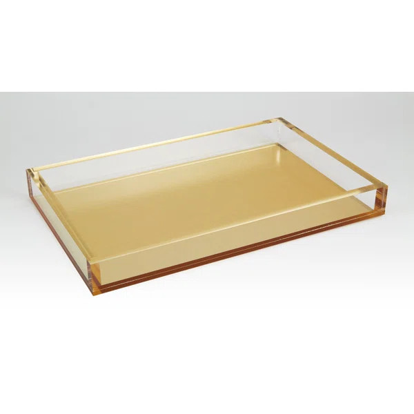 Donita Lucite Coffee Table Tray | Wayfair Professional