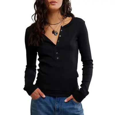 Free People Jamie Henley Top in Red Bark at Nordstrom, Size Large | Nordstrom
