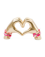 Love Hand Gesture With Bracelets | TJ Maxx