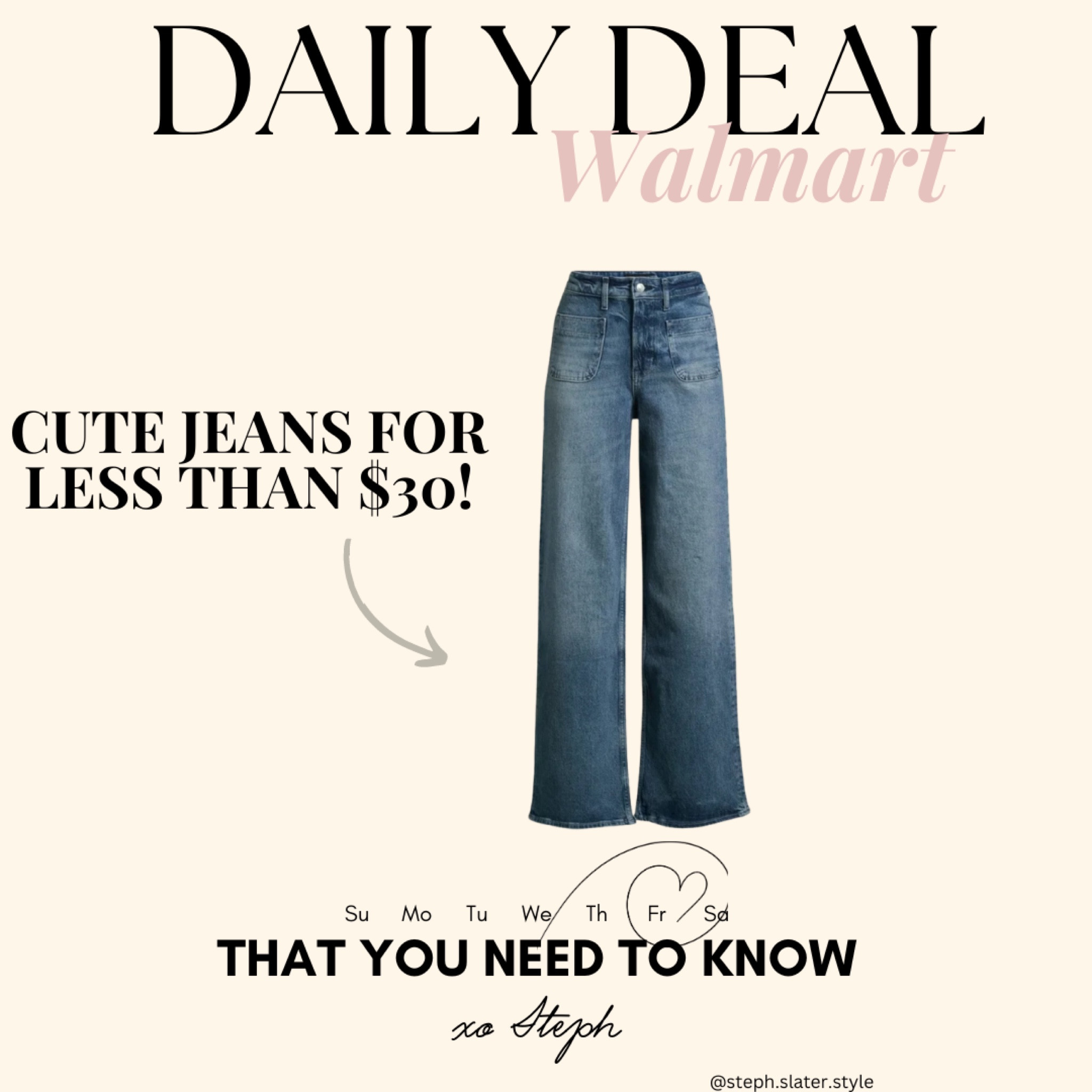 Daily deal
Walmart fashion 

#LTKSaleAlert #LTKSeasonal #LTKFindsUnder50