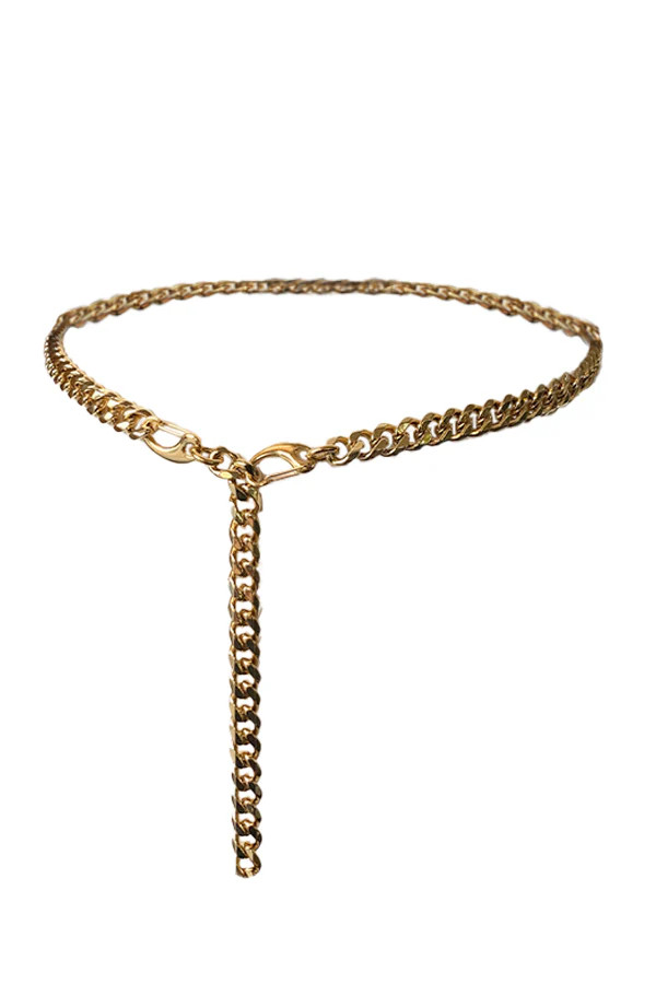 Cuban Chain Belt- Gold | BAACAL Limited, LLC
