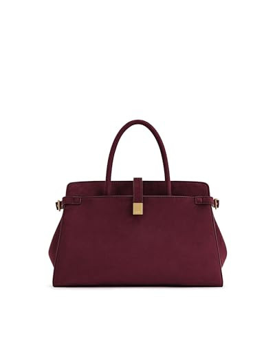 JW PEI Women's Saige Faux Suede Tote Bag - Burgundy | Amazon (US)