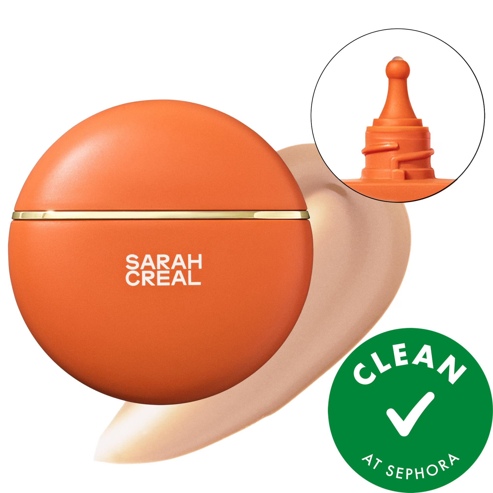 Sarah Creal Brilliant Repair Shield Illuminating Broad Spectrum Face Mineral Sunscreen Serum SPF 50 Staycation 1 oz / 30 g | Sephora (US)