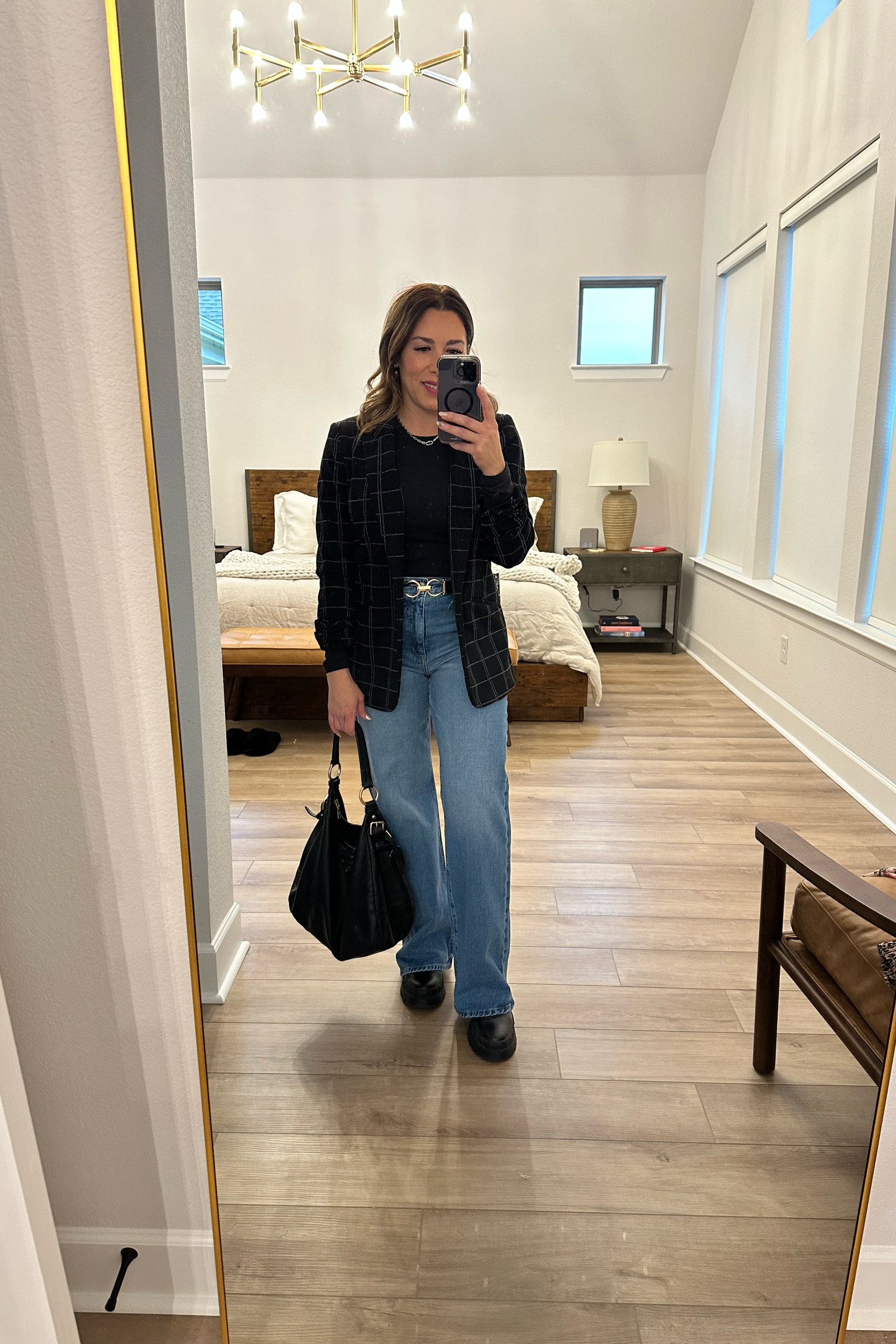 Comfy Business Casual//Skims dupe 🖤

#LTKfindsunder100 #LTKworkwear #LTKstyletip