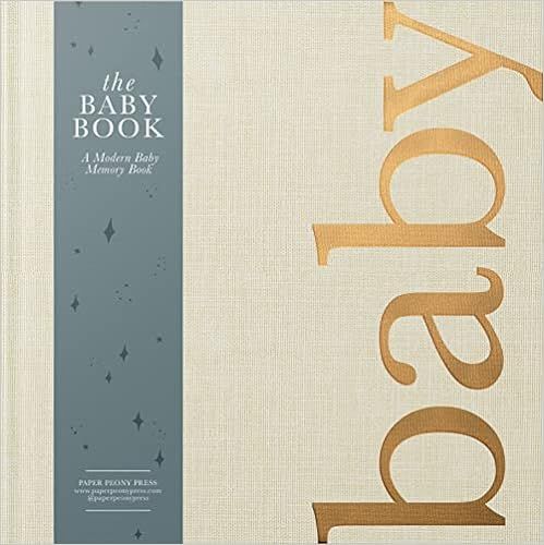 The Baby Memory Book: Beautiful Modern Baby Book and Scrapbook for Baby's First Years to Track Sp... | Amazon (US)