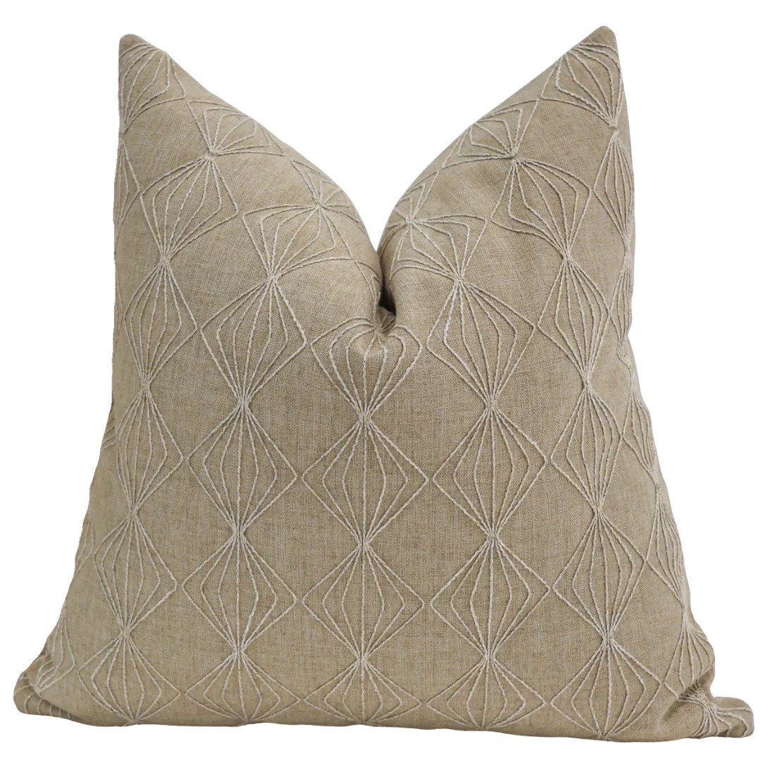 French Knots | Linen Pillow Cover | Hackner Home (US)
