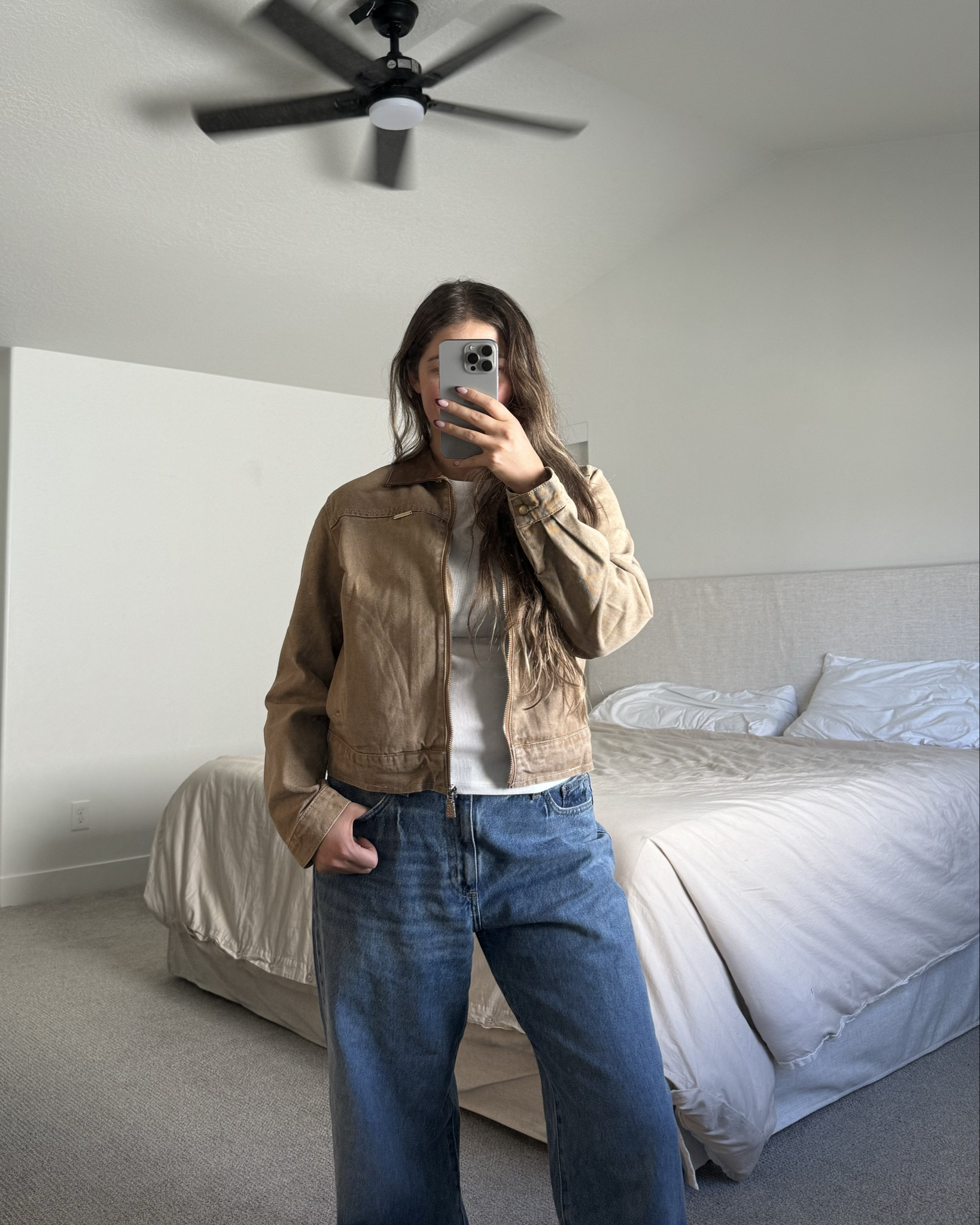 This utility jacket from SHEIN such good quality and cheap at only $30!! Pair with these oversized Target jeans for an easy winter outfit! 
Sizing:
Jacket - Large 
Shirt - Medium
Jeans - 8 

#LTKFindsUnder50 #LTKSeasonal #LTKStyleTip