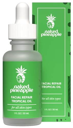 Naked Pineapple Tropical Oil - Hydrating Facial with Fruit Extract - Moisturizer, Barrier Protection & Elasticity for Face, Neck, Hair & Body - 1oz | Amazon (US)