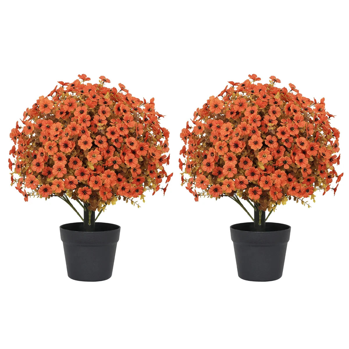24\u201d Artificial Boxwood Topiary Ball Tree with Seasonal Flowers for Indoor & Outdoor Spring &... | Wayfair North America