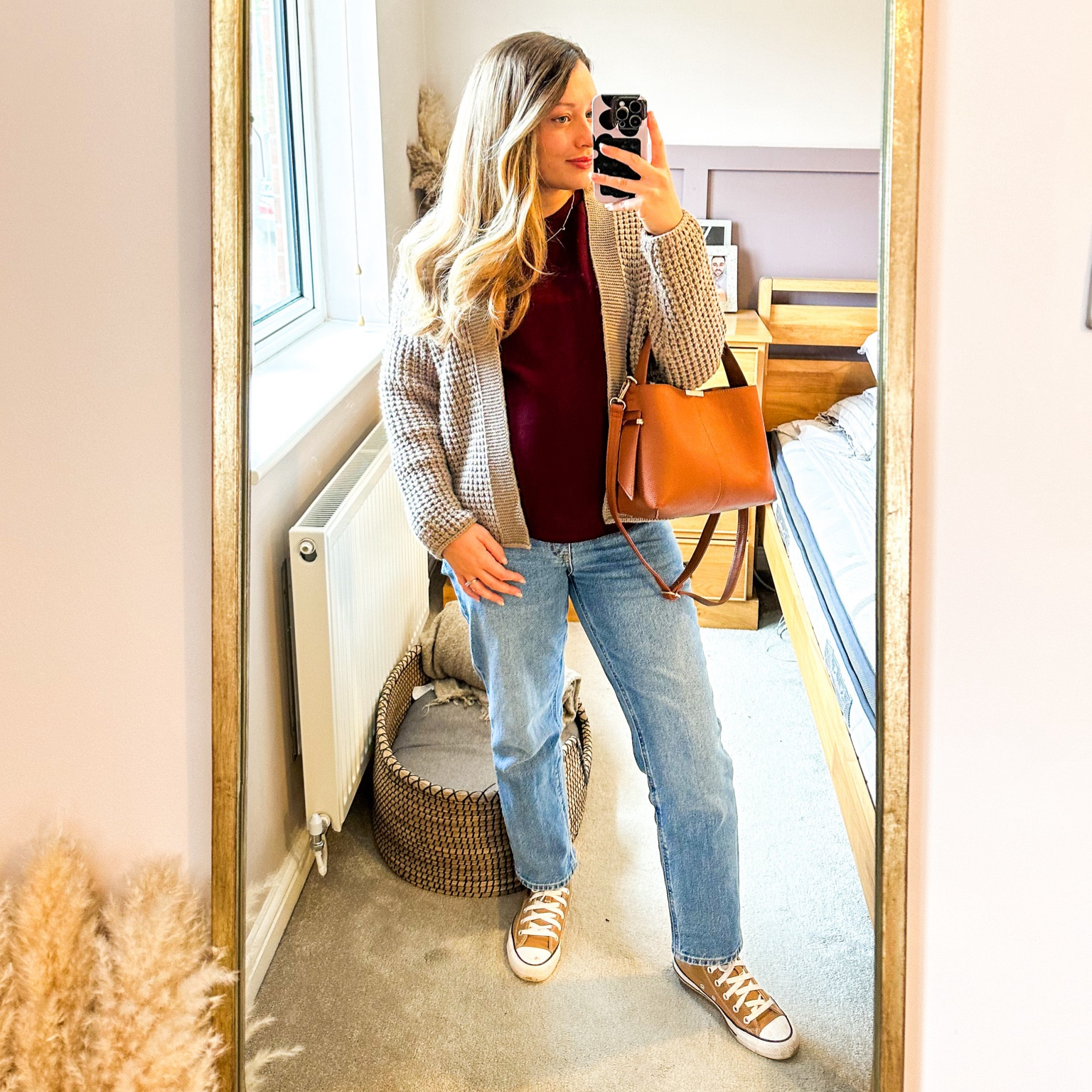 Hair day OOTD 🍁🍂 

#LTKstyletip #LTKautumn #LTKmaternity