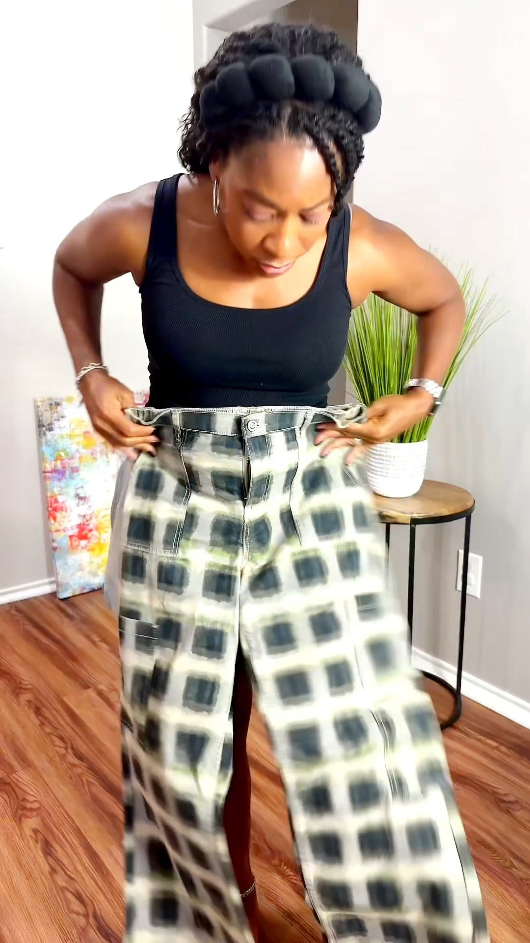 High low outfit Inspo with under $20 pants and Margiela Tabi’s!! Don’t miss out on these cute pants. #outfitinspo #under$20 #OOTD 