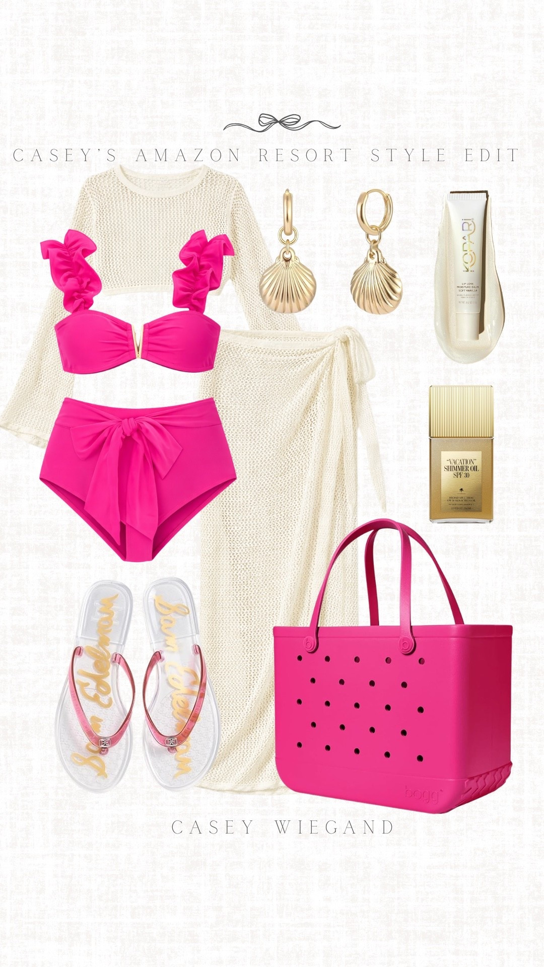 My Amazon beach edit: vibrant swimsuit, elegant jewelry, and essential sun protection. #BeachStyle

#LTKgrwm #LTKdayinmylife #LTKootd