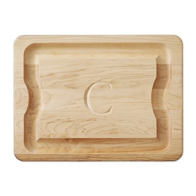 Monogram Cutting & Carving Board, Maple | Williams-Sonoma