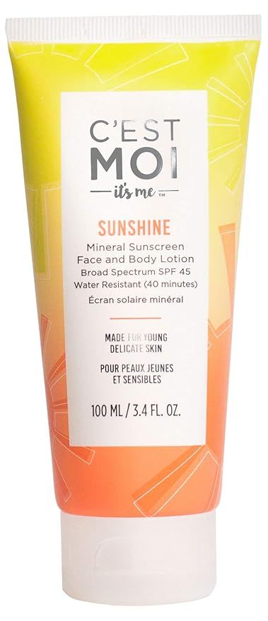 C'est Moi Sunshine Mineral Sunscreen Lotion SPF 45 | Gentle, Hydrating Formula Provides Broad Spe... | Amazon (US)