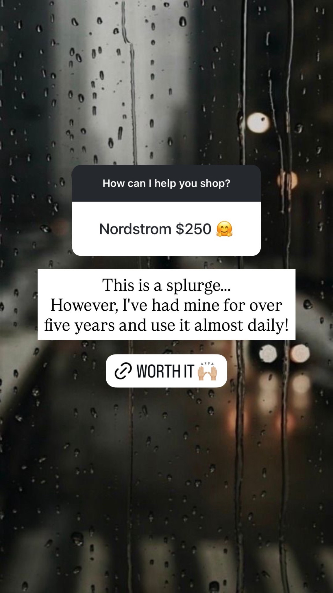 This is a splurge...
However, I've had mine for over five years and use it almost daily!

#LTKSeasonal #LTKselfcare #LTKTravel