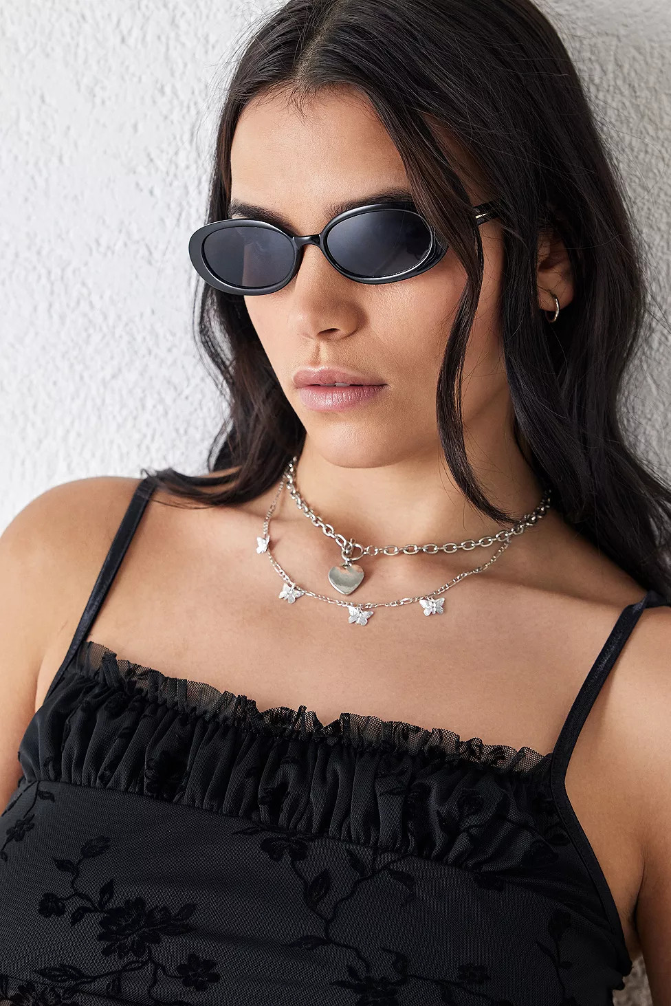 UO Kat Oval Sunglasses | Urban Outfitters (EU)