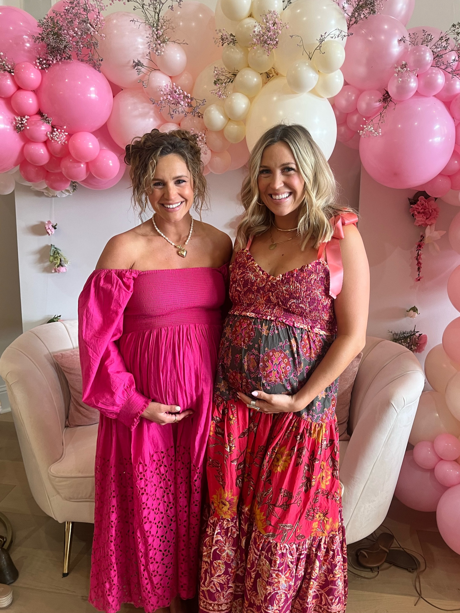 Baby shower dresses! 
Both free people - wearing size small in both 

#LTKstyletip #LTKbaby #LTKbump