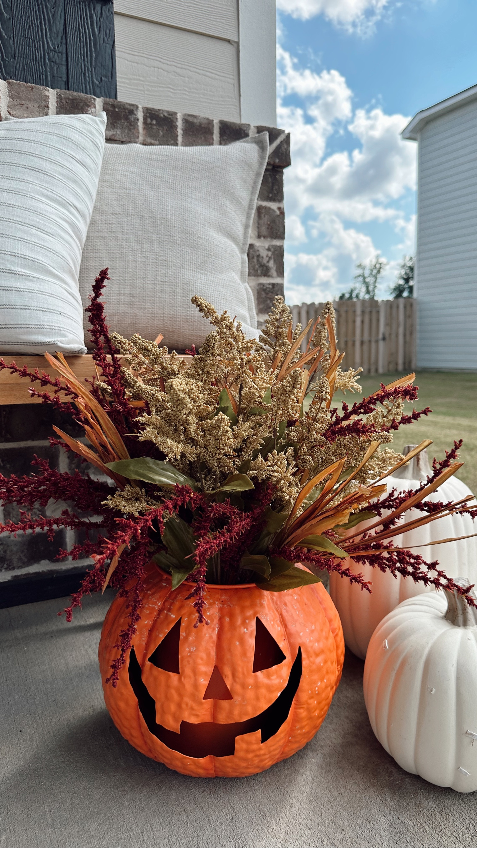Pumpkin planter, fall porch, Halloween porch, fall decor, Halloween decor 

#LTKHalloween #LTKSeasonal #LTKfamily