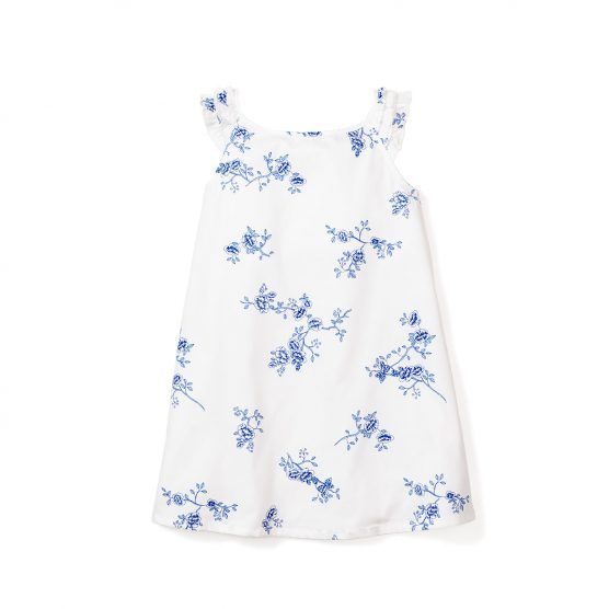 Petite Plume Baby/Toddler/Big Kid Indigo Floral Amelie Nightgown | The Tot
