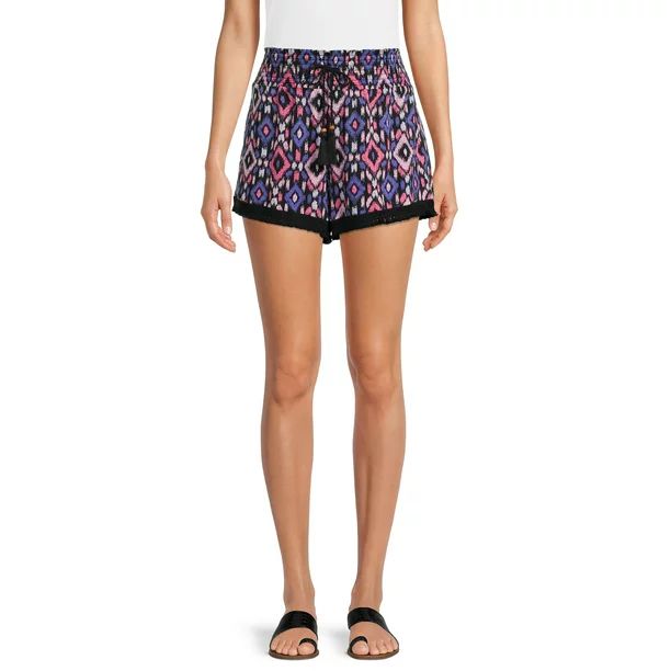 No Boundaries Juniors Knit Gauze Shorts, 3-Pack, Sizes XS-3XL | Walmart (US)
