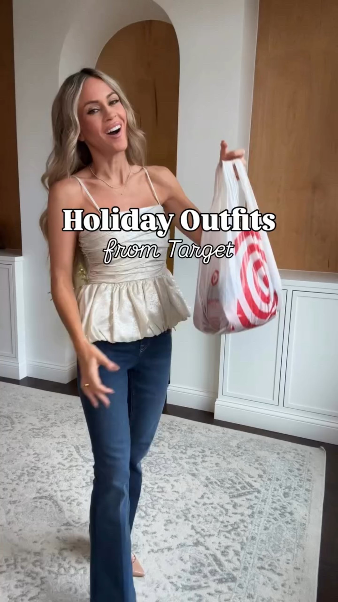

Holiday outfit ideas from target - loving the gorgeous sequin skirts paired with festive sweaters or sweatshirts. How cute is the embellished bubble hem skirt!! Also love the peplum top for a holiday party or date night outfit

#holidayoutfitideas #holidayoutfits

#LTKFindsUnder50 #LTKHoliday #LTKPetite