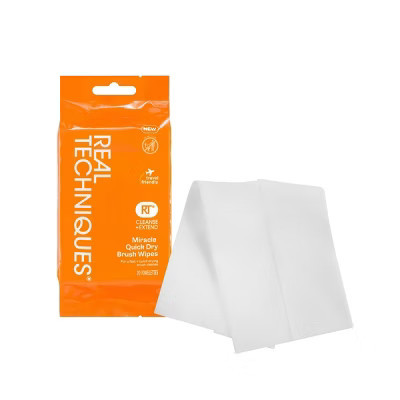 Real Techniques Miracle Quick Dry Brush Wipes - 20ct | Target