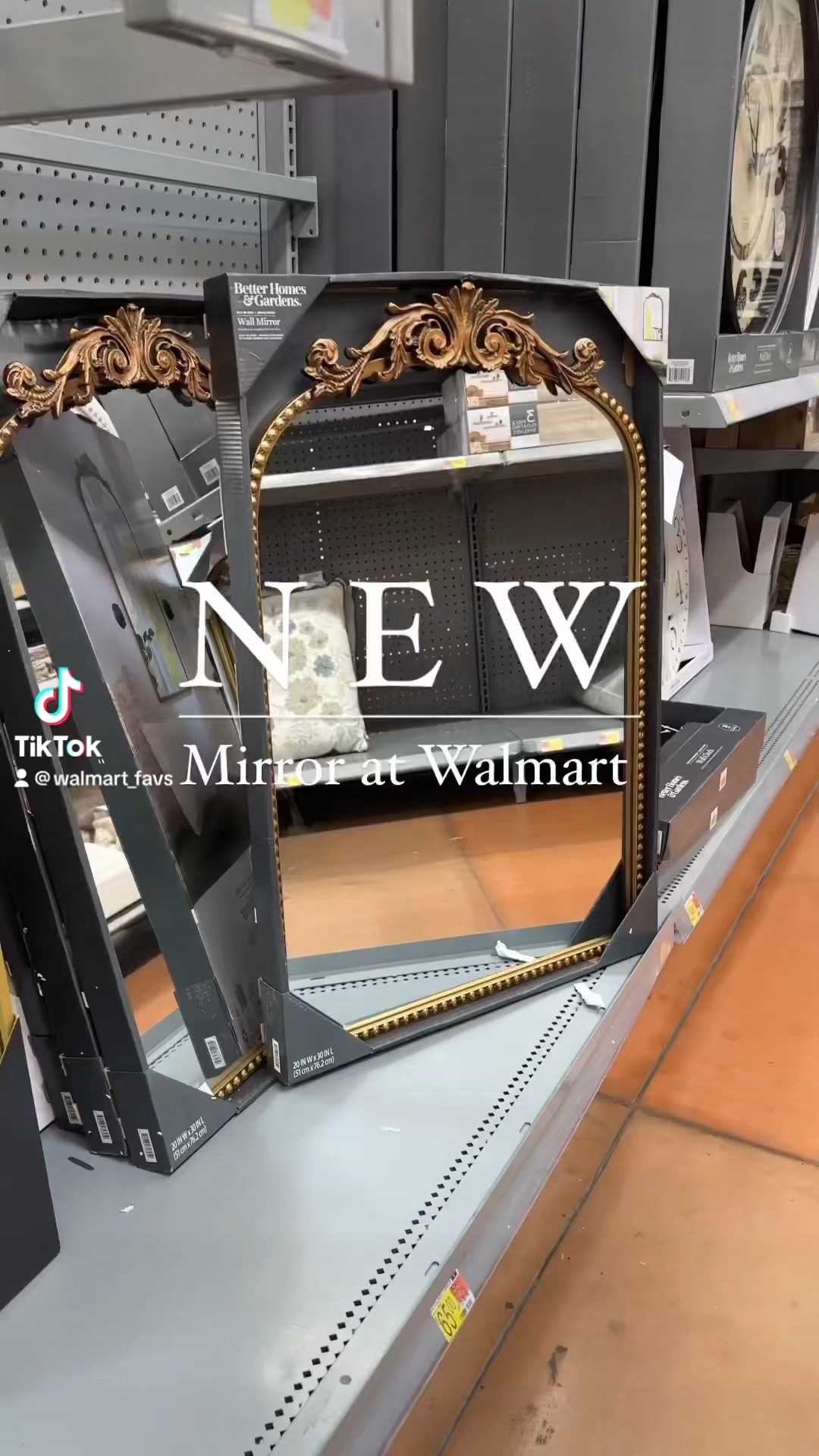 Check out this NEW mirror at Walmart!!! 
