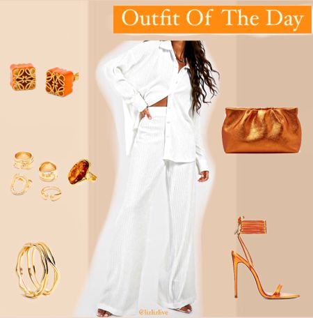 Outfit of the day 🧡
-

#ootd #orange #orangeoutfit #whiteoutfit #outfit #ootn 

#LTKstyletip #LTKparties #LTKshoecrush