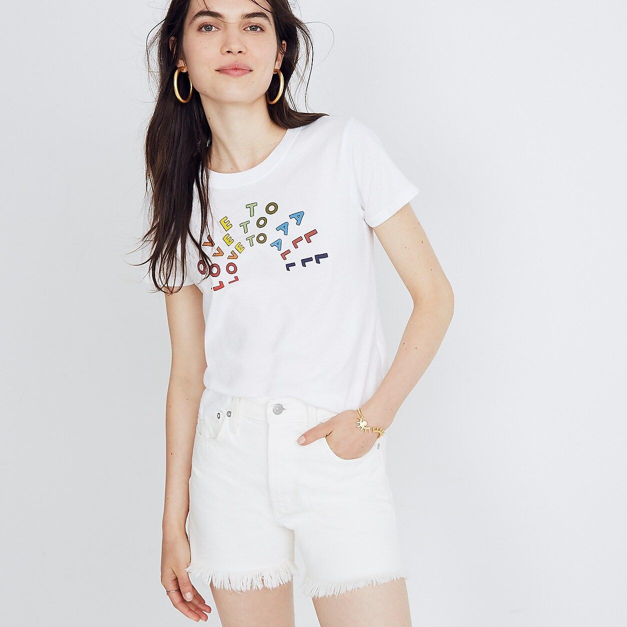 Madewell X Human Rights Campaign "love to all" T-shirt | J.Crew US