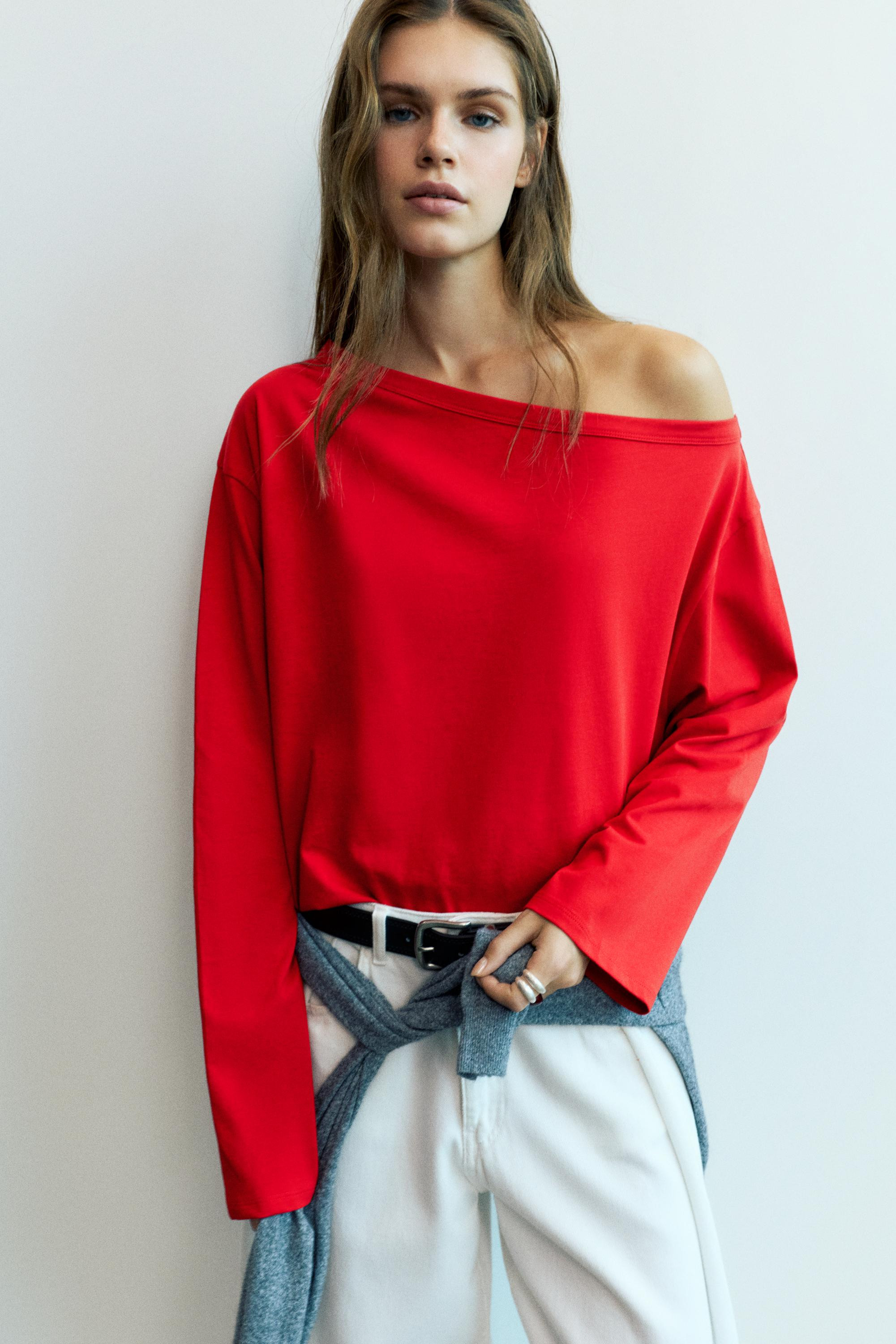 Asymmetrisches T-Shirt oversize | Pull&Bear Deutschland | PULL and BEAR DE