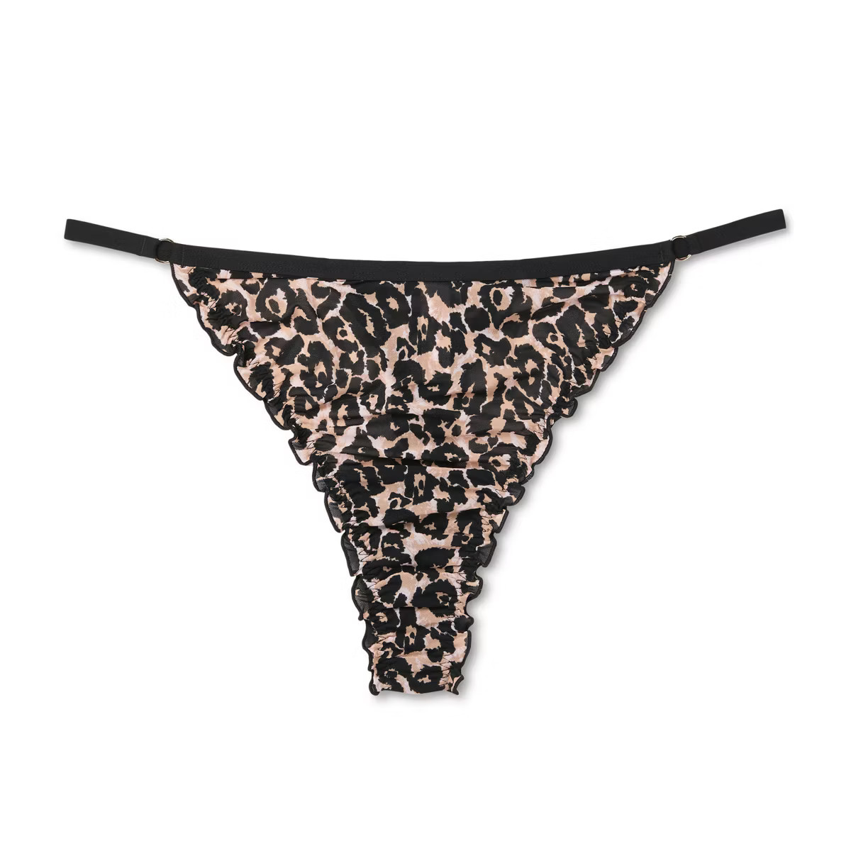 Women's Mesh Leopard Neutral Thong - DVF for Target | Target