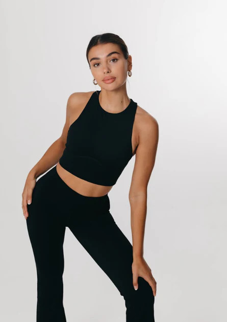 SKINLUXE HIGH NECK BRA - SHADOW BLACK | TALA (UK)