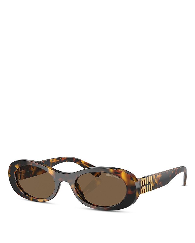Miu Miu Oval Sunglasses, 50mm | Bloomingdale's (US)